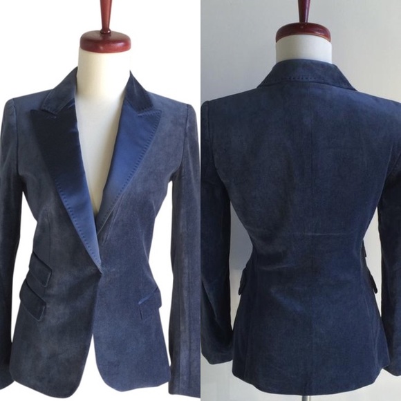 tahari blue jacket